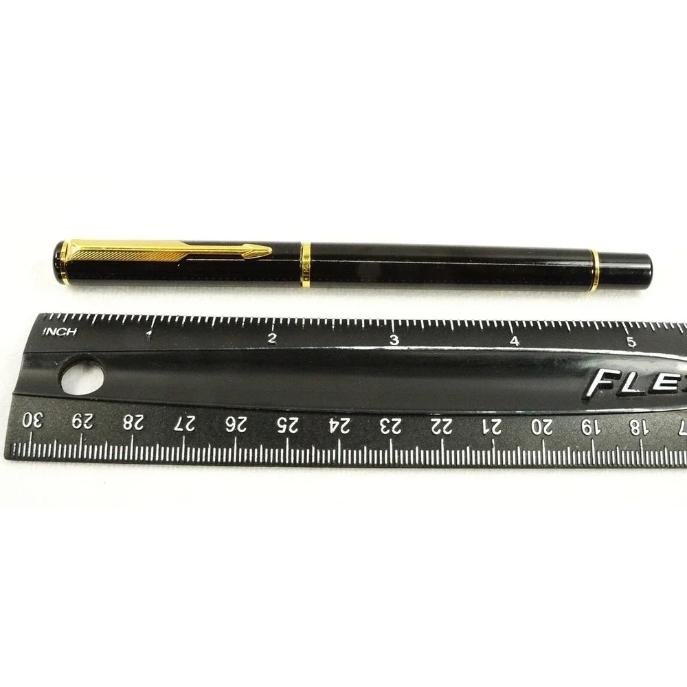 Vintage Black and Gold Parker Ballpoint Pen Made in UK
